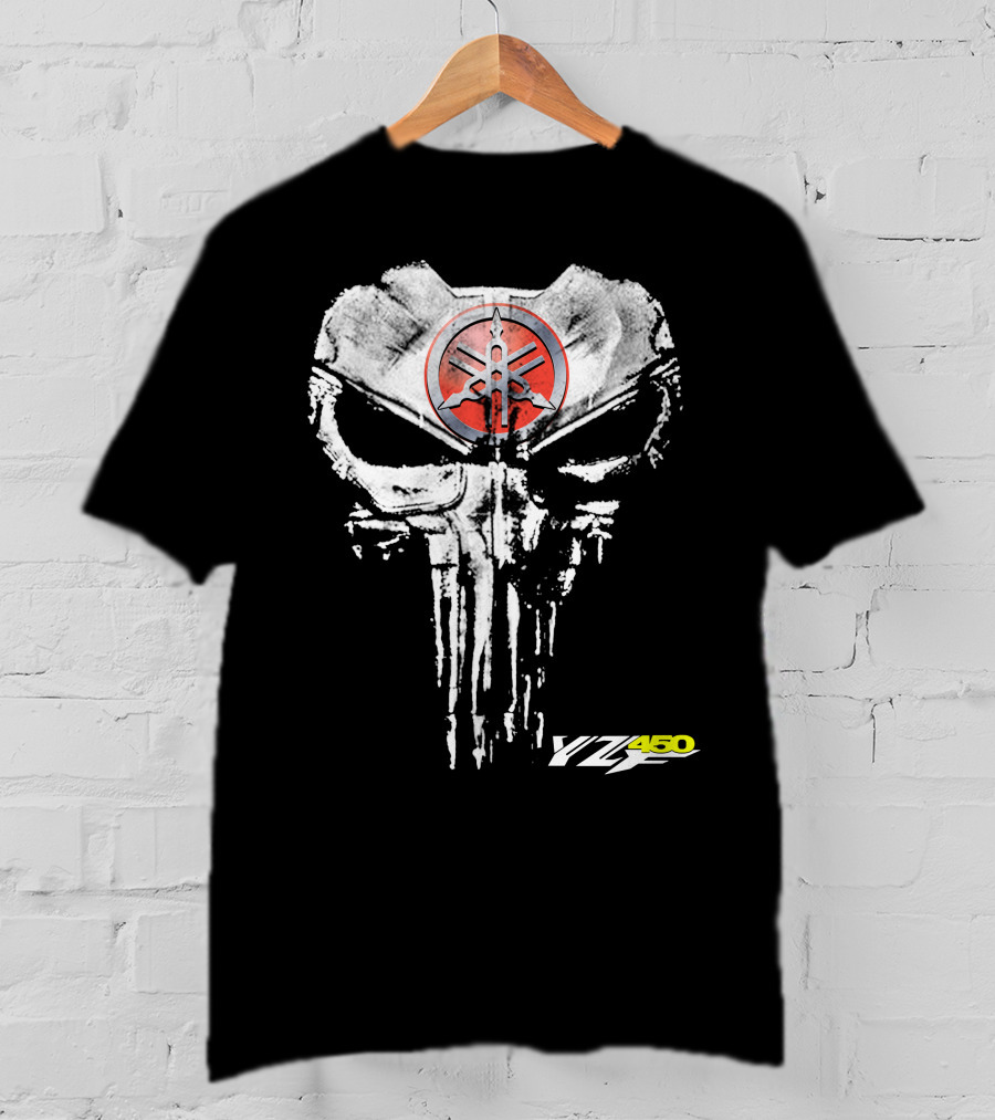 Yamaha Yfz450 Skull T-Shirt