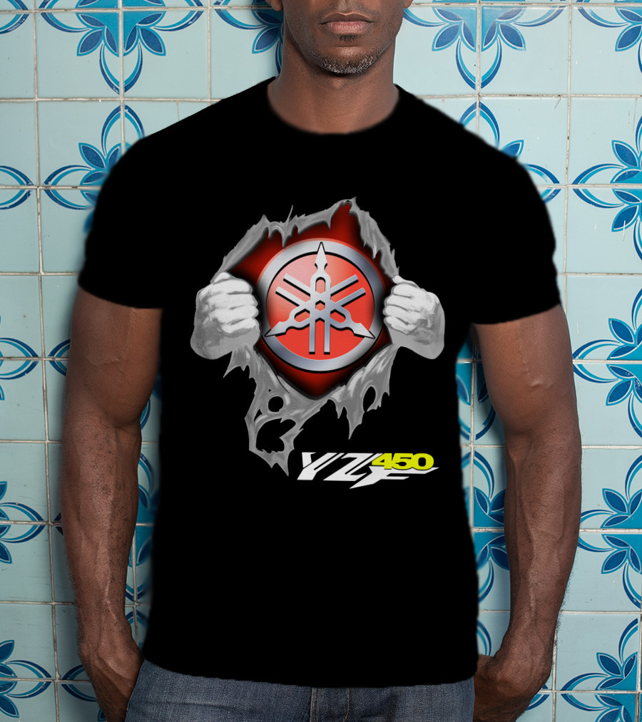 Yamaha Emblem Yz450 Dynamic Burst T-Shirt
