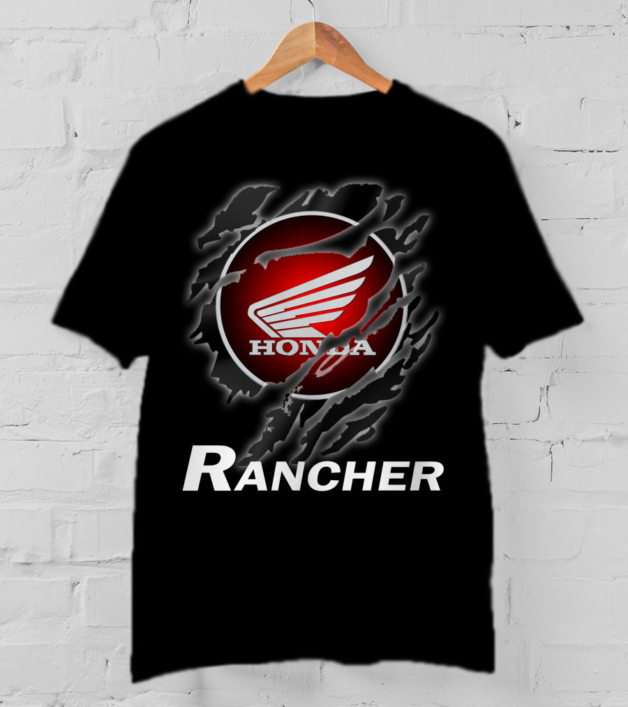 Rancher Honda Wing Logo Claw Marks T-Shirt