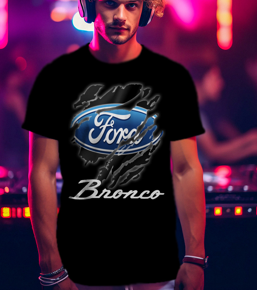 Ford Bronco Claw Mark Logo T-Shirt