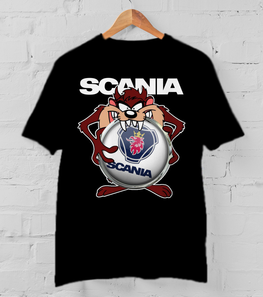Scania Cartoon Character With Crown T-Shirt
