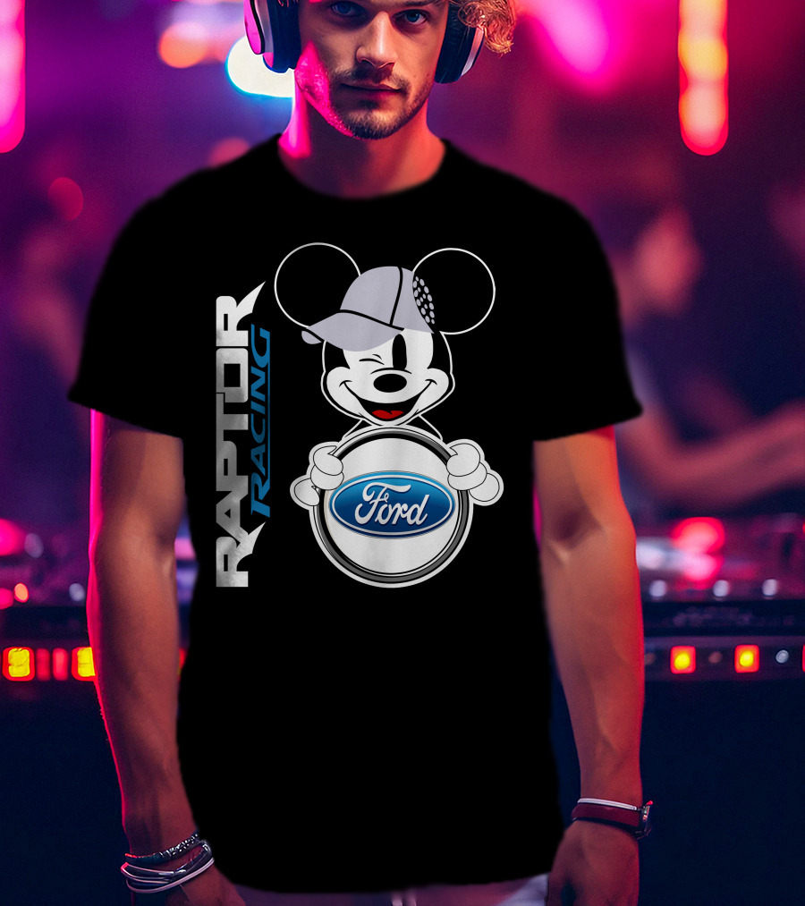 Raptor Racing Ford Mickey Mouse T-Shirt