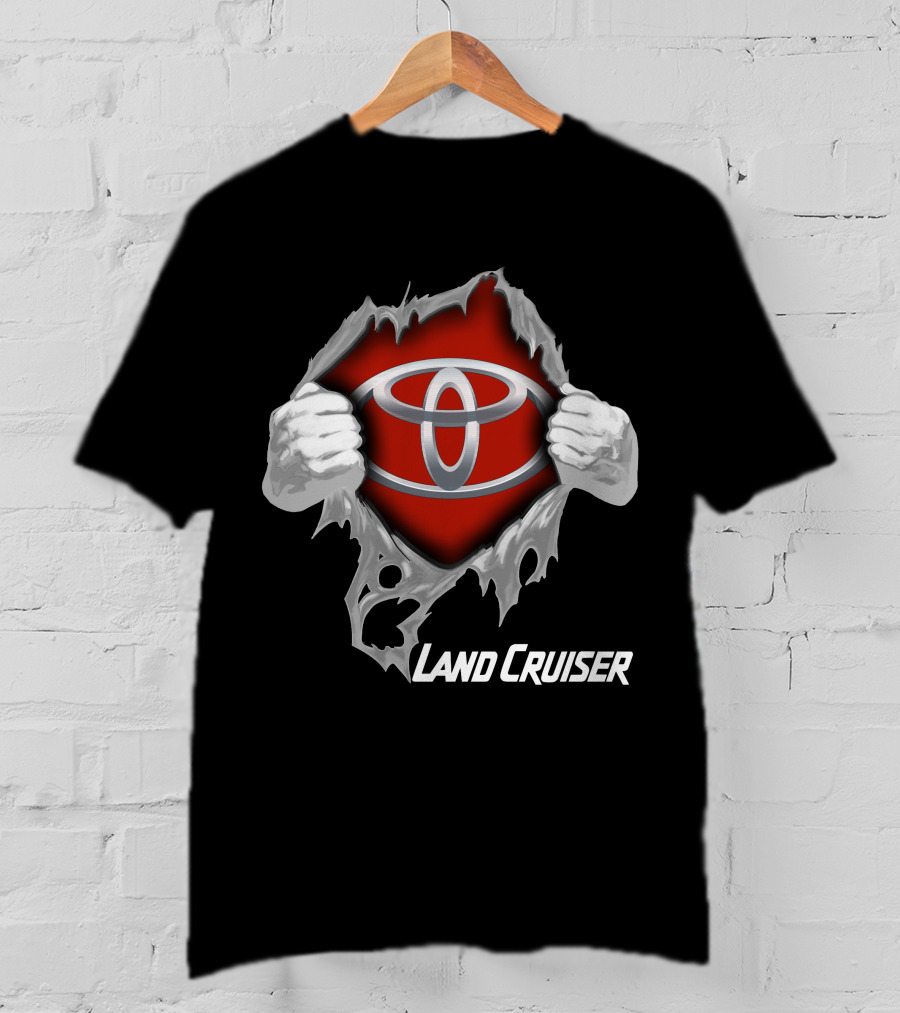 Land Cruiser Toyota Emblem Ripped T-Shirt