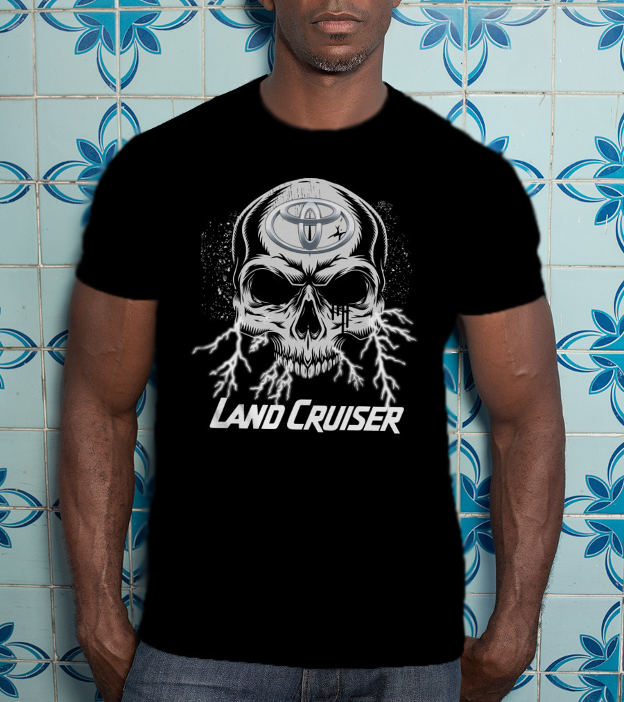 Toyota Land Cruiser Skull 23 Lightning T-Shirt