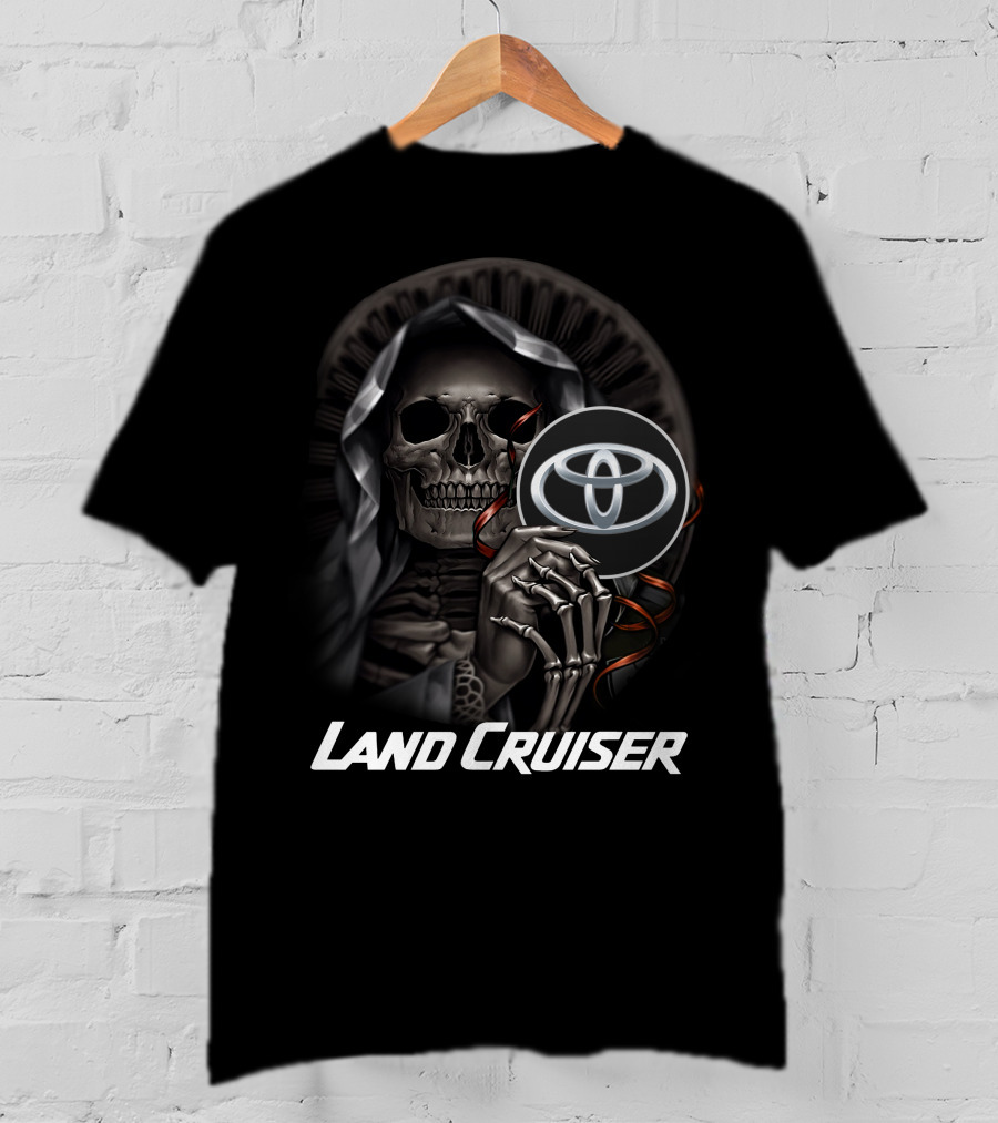 Land Cruiser Skull Holding Toyota Symbol T-Shirt