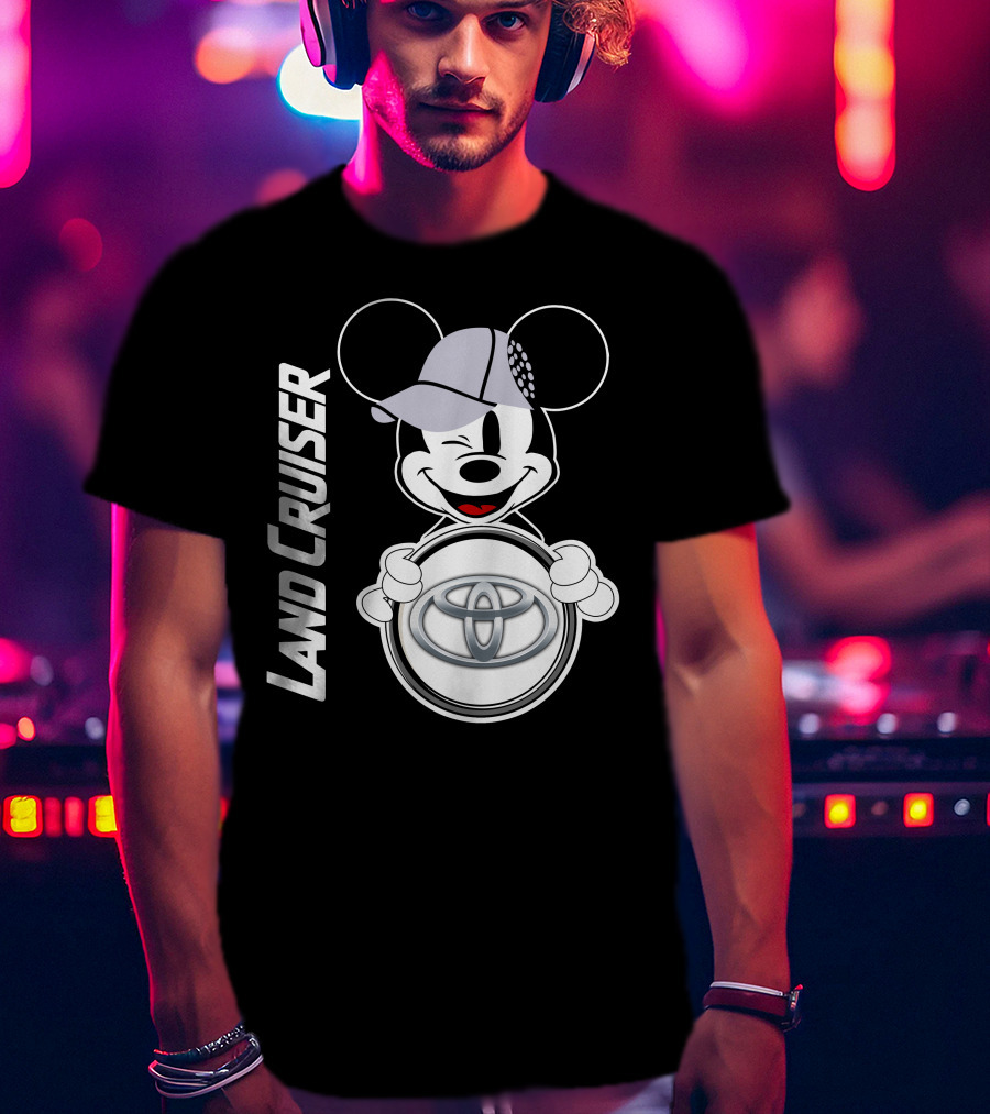 Land Cruiser Toyota Mickey Mouse Collaboration T-Shirt