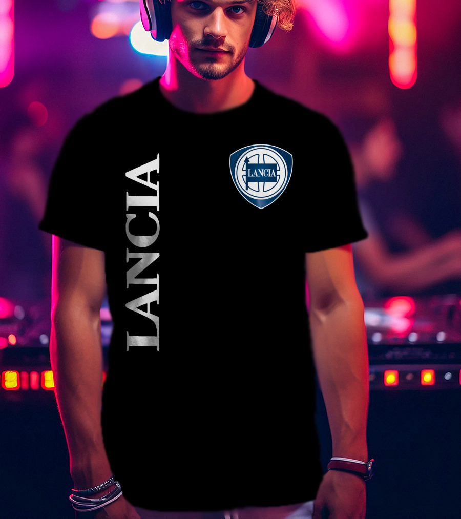 Lancia Shield Logo Vertical T-Shirt
