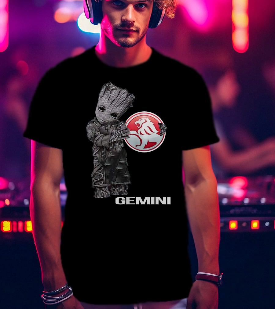 Gemini Holden Groot Character With Lion T-Shirt