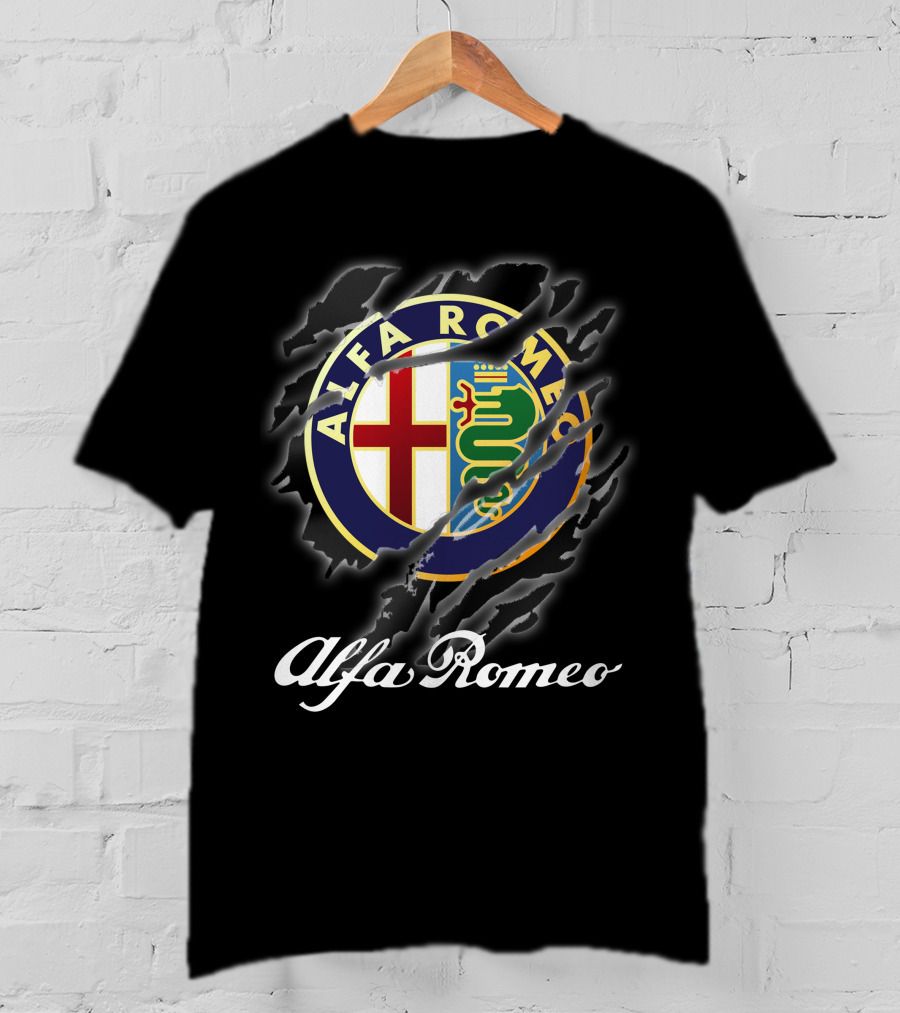 Alfa Romeo Logo With Claw Marks T-Shirt