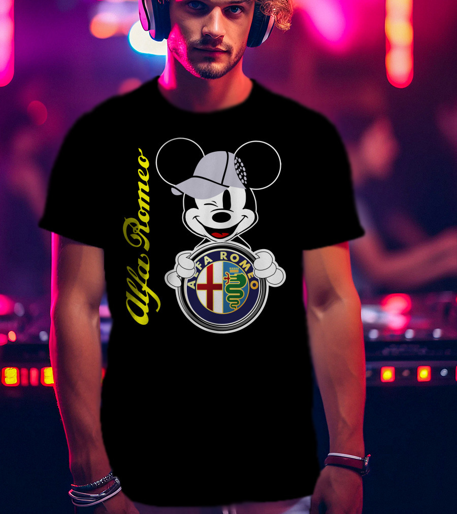 Alfa Romeo Mickey Mouse T-Shirt