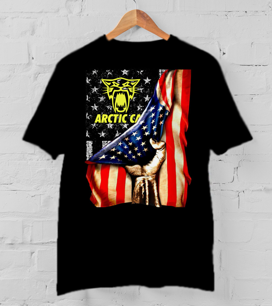 Arctic Cat American Flag Fist T-Shirt