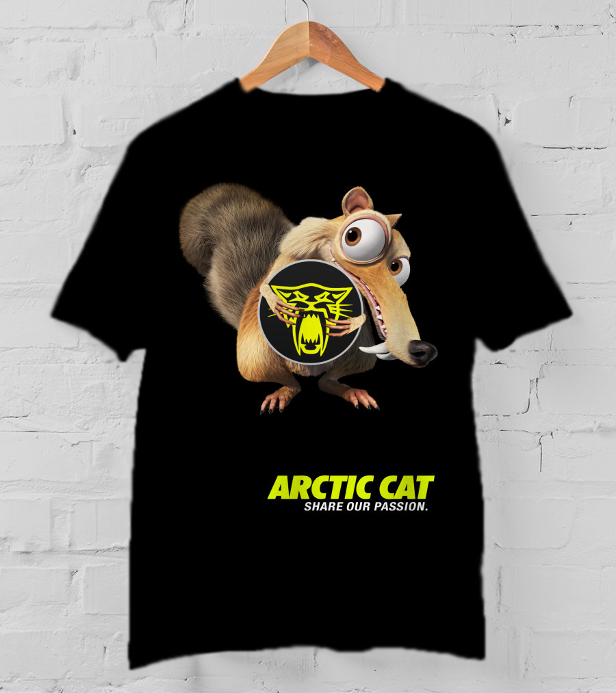 Arctic Cat Share Our Passion Ice Age Scrat T-Shirt