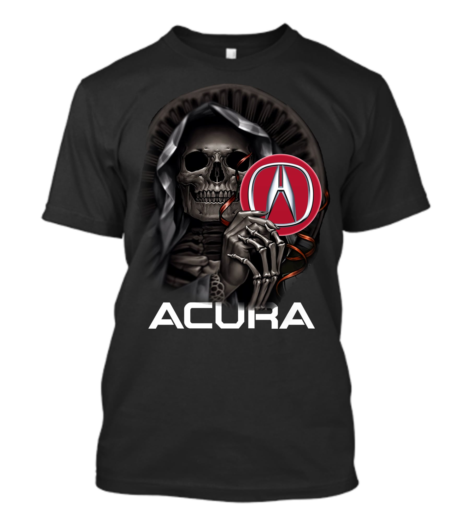 Acura Grim Reaper Skull Emblem T-Shirt