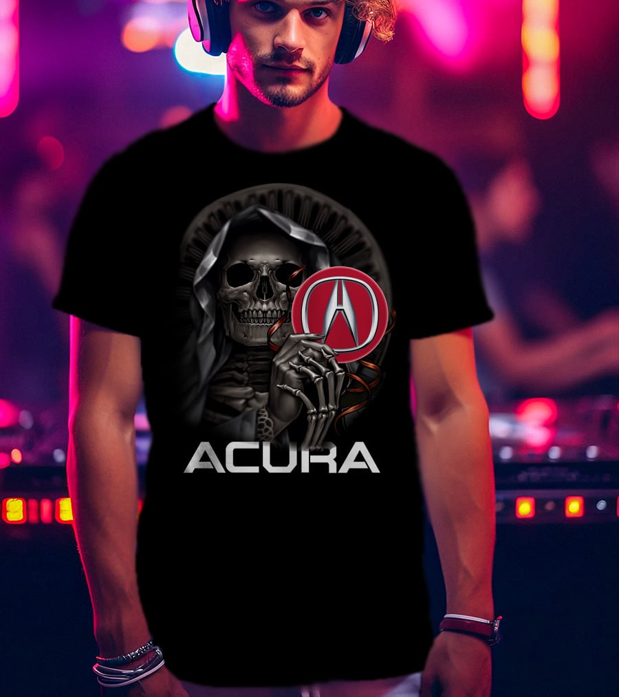 Acura Grim Reaper Skull Emblem T-Shirt