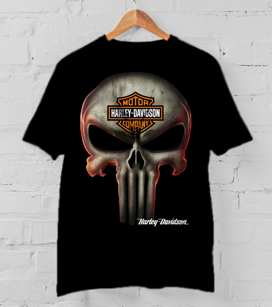 Harley Davidson Motor Company Skull T-Shirt