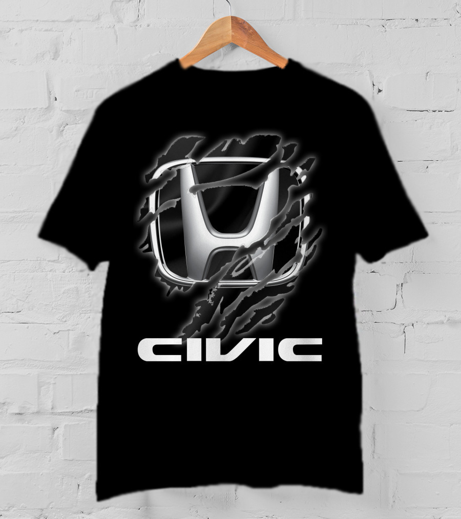 Honda Civic 09 Claw Mark T-Shirt