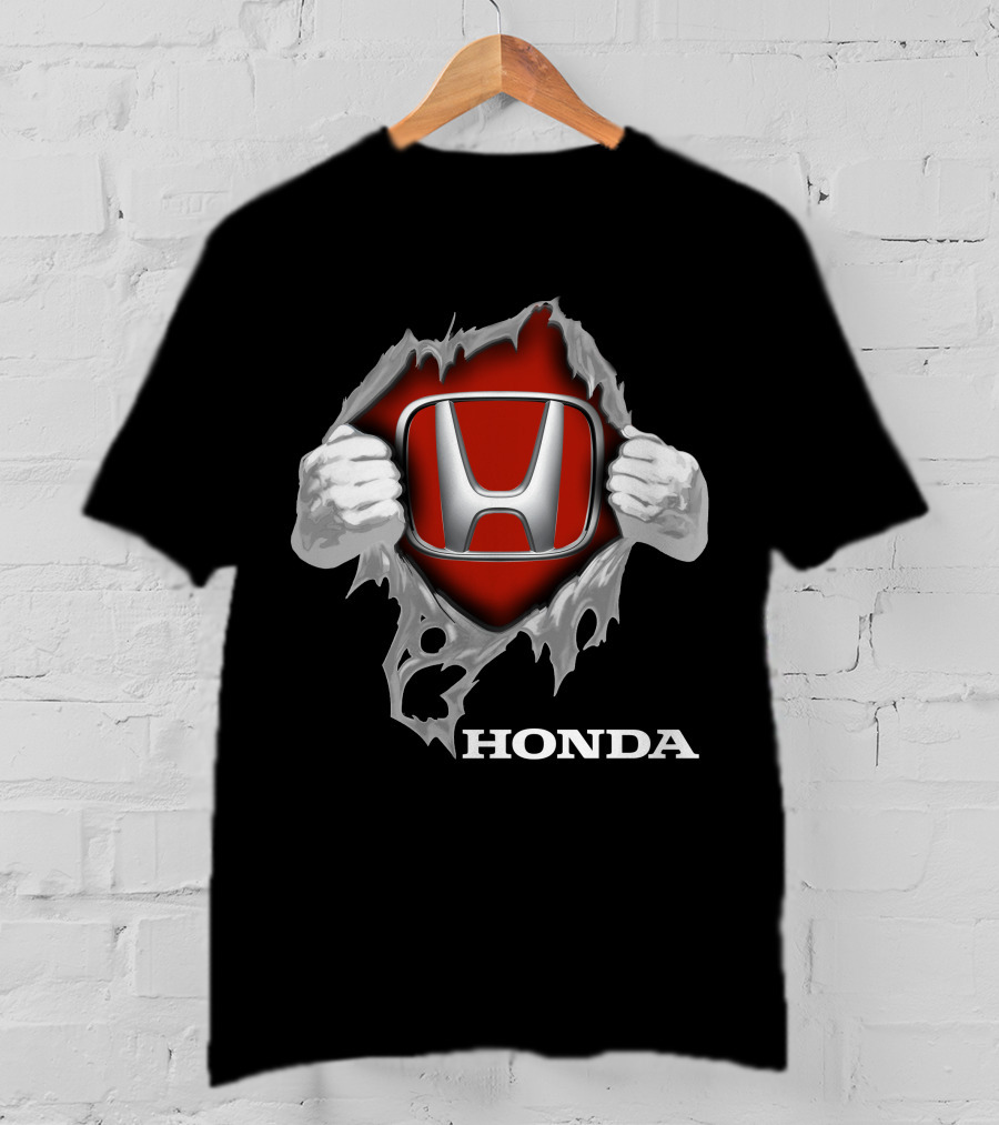 Honda 06 Logo Torn Reveal Hands T-Shirt