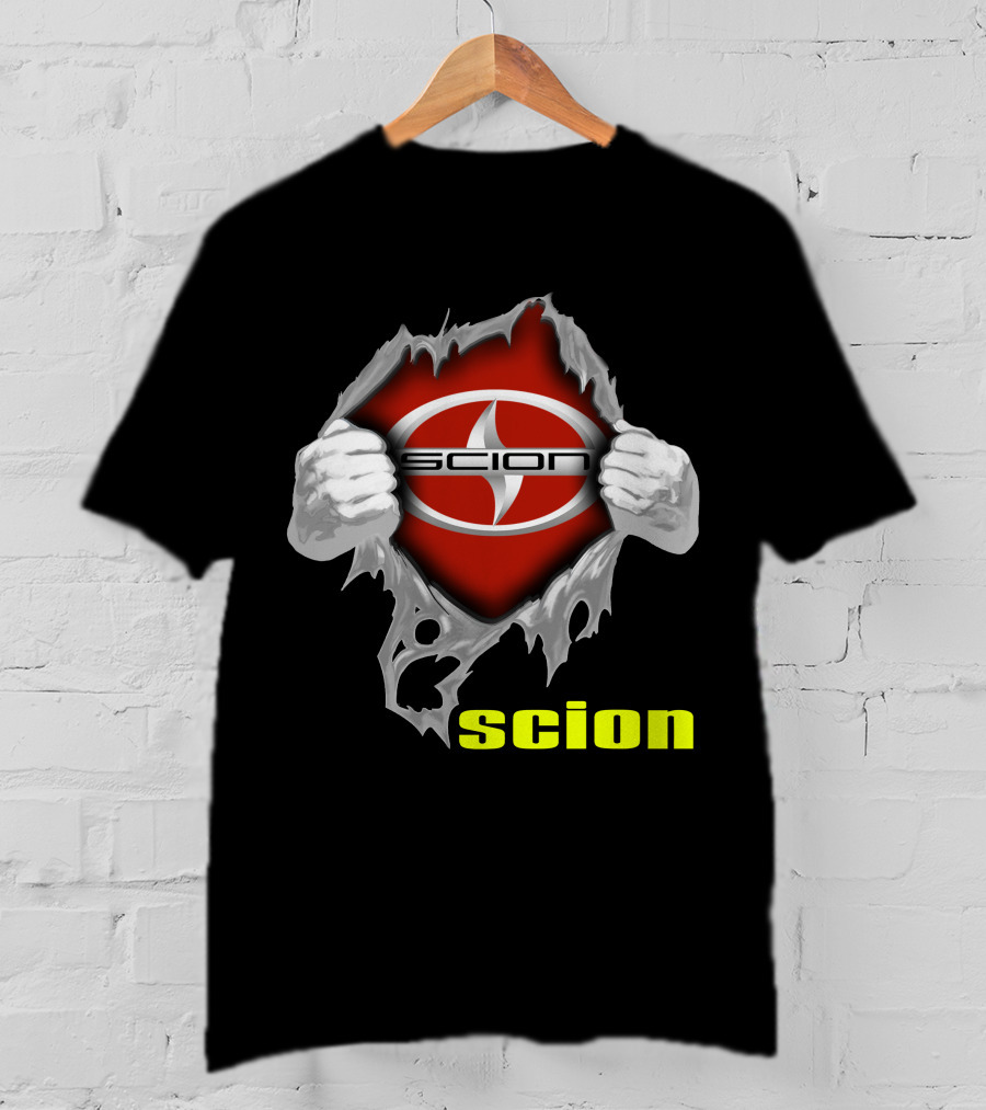Scion Logo Ripping Through T-Shirt