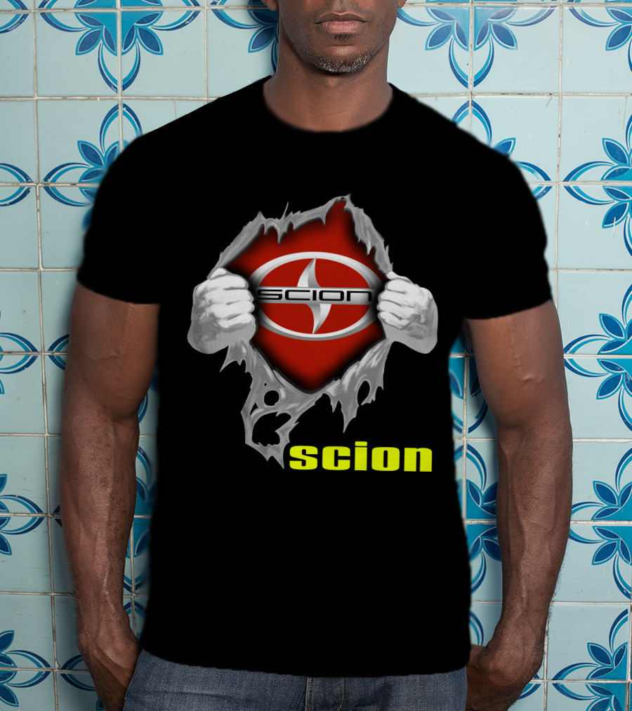 Scion Logo Ripping Through T-Shirt