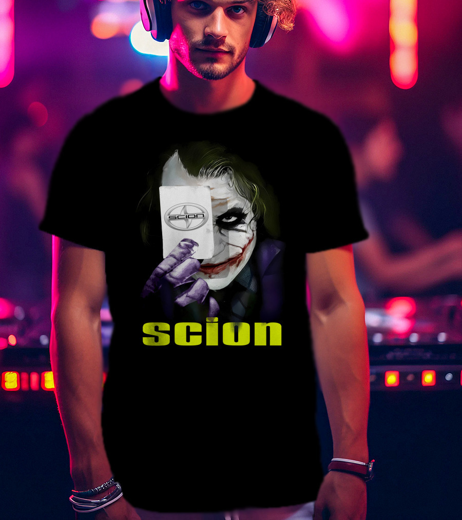 Scion Joker Card With Iconic Clown Face T-Shirt