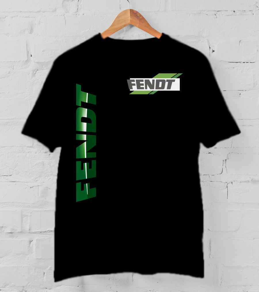Fendt 01 Vertical And Diagonal Green T-Shirt