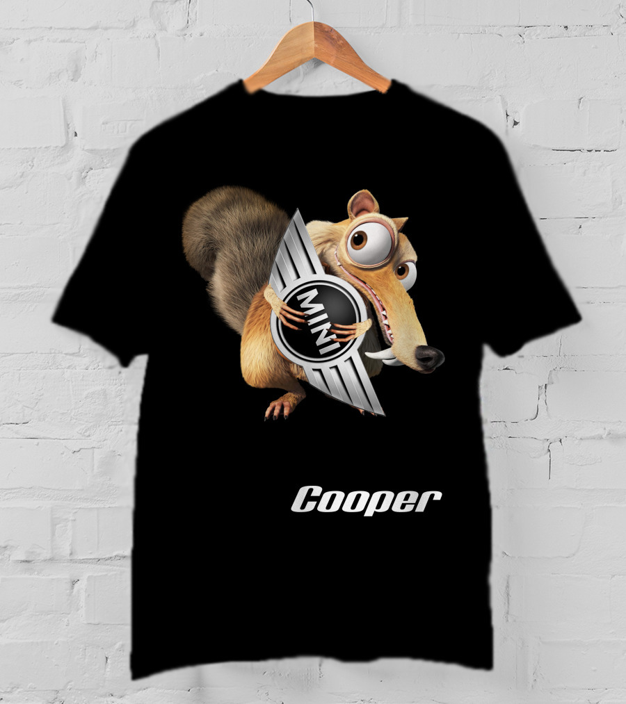 Mini Cooper Scrat Crossover 16 Ice Age Squirrel T-Shirt