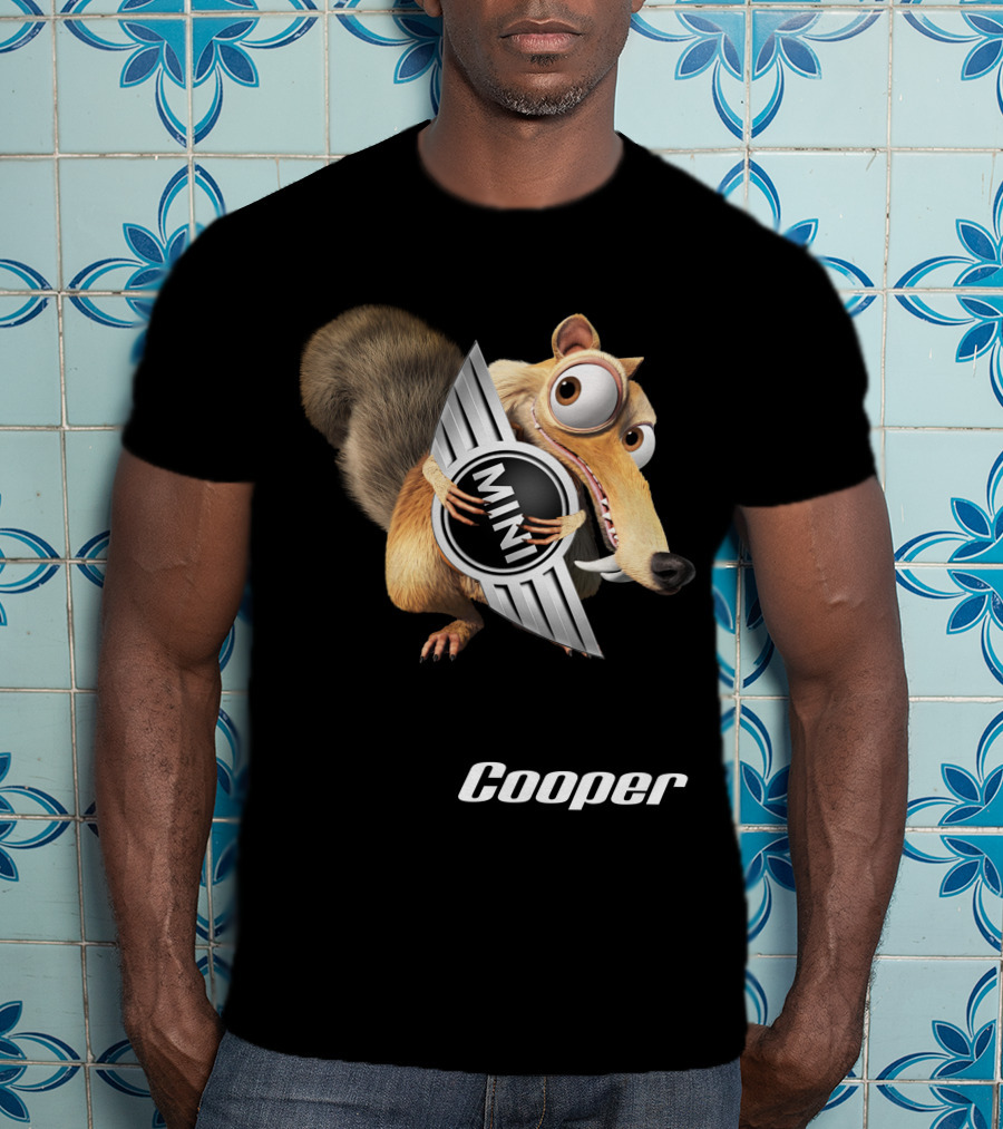 Mini Cooper Scrat Crossover 16 Ice Age Squirrel T-Shirt