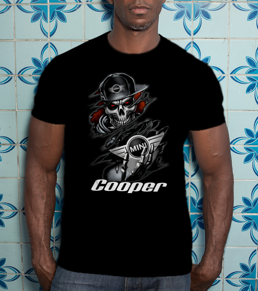 Cooper Mini Skull Hat Jacket Winged T-Shirt