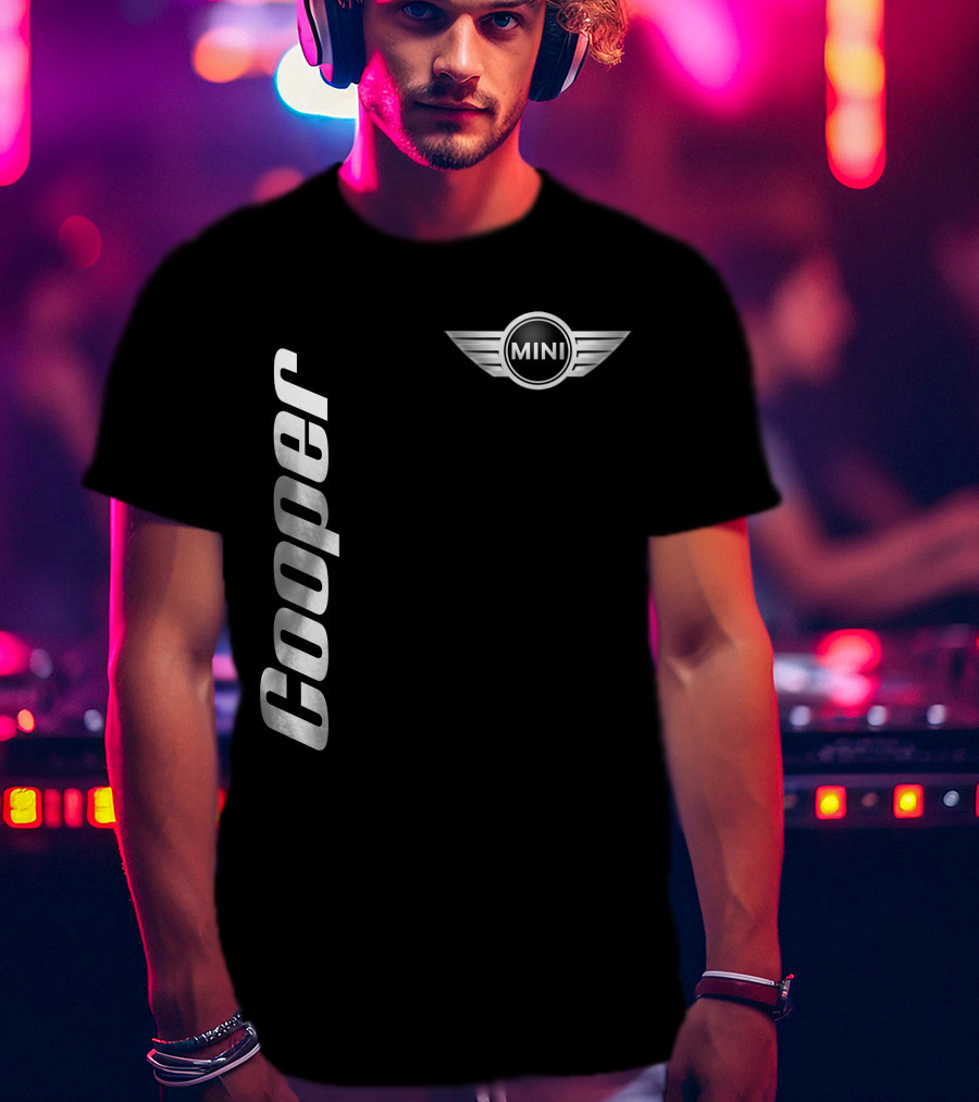 Mini Cooper Logo Vertical T-Shirt