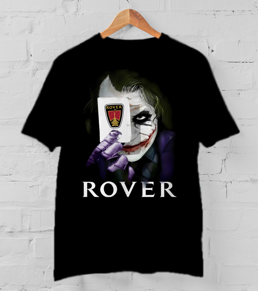 Rover Joker Card Villain Holding Car T-Shirt