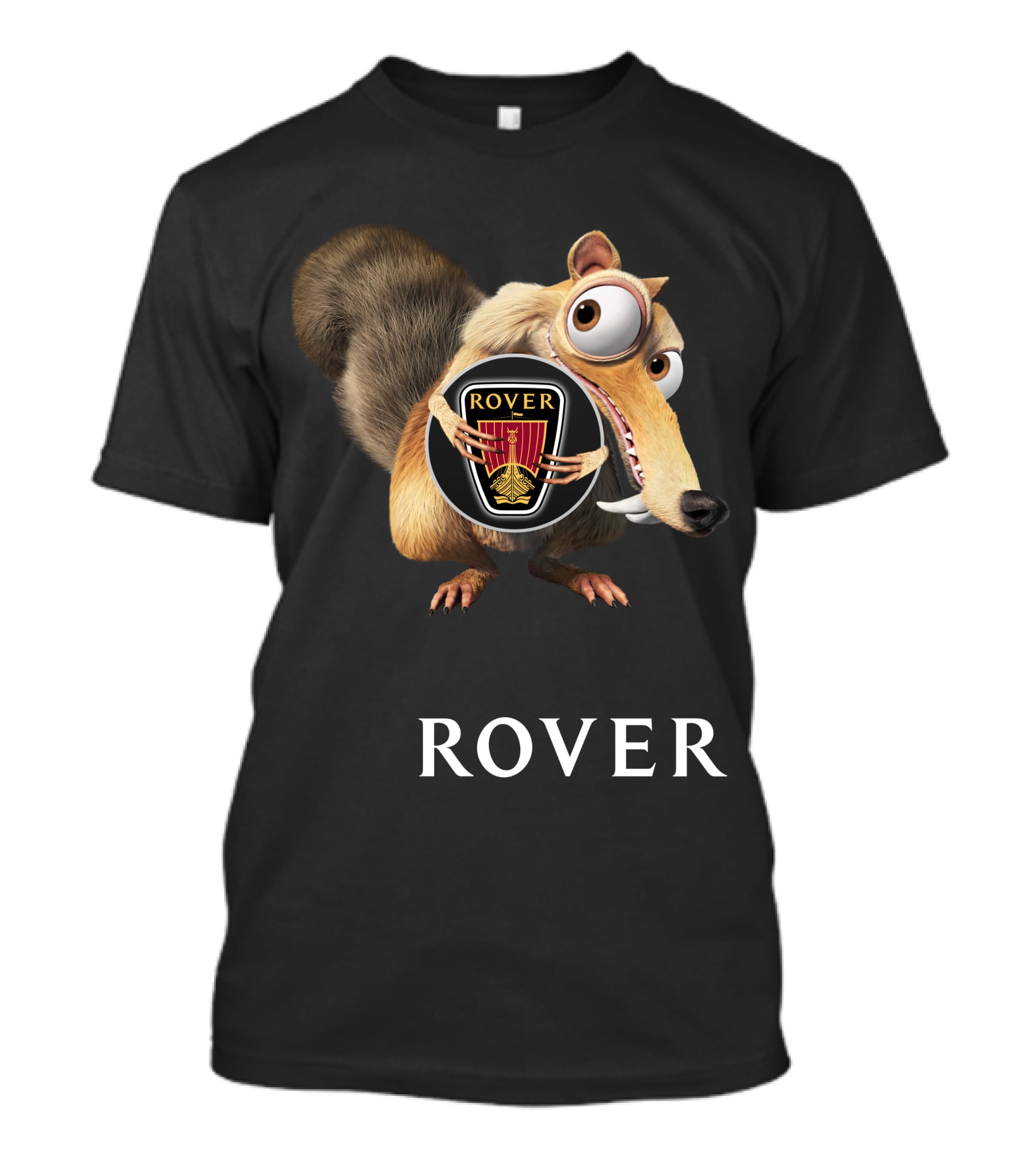 Rover5 Animated Character Holding Rover T-Shirt