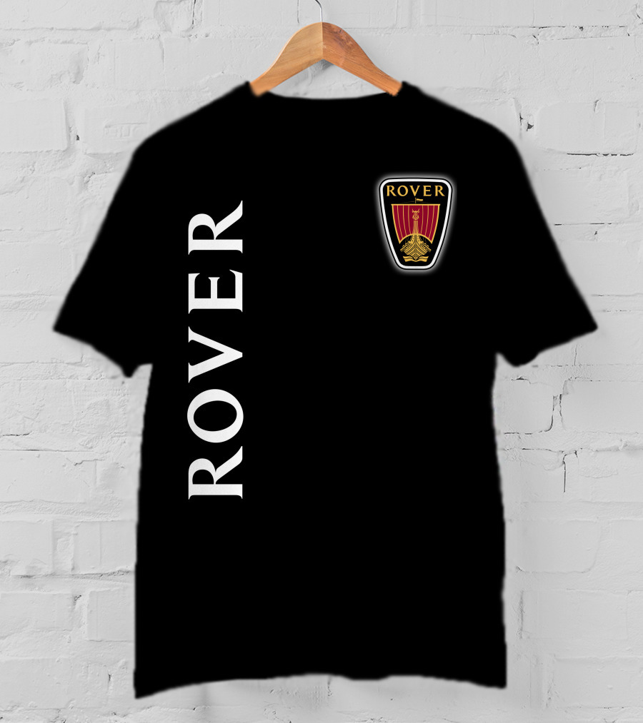 ROVER Emblem Vertical Text Classic T-Shirt