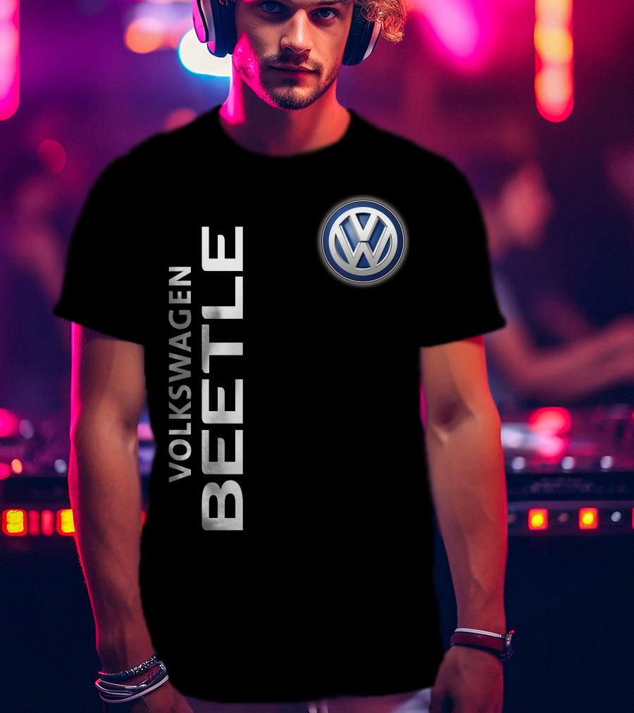 Volkswagen Beetle Vw Logo Classic Car T-Shirt