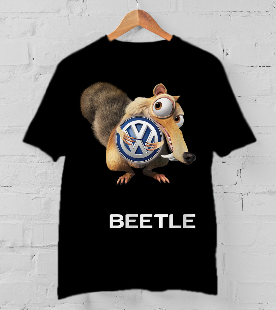 Beetle Volkswagen Scrat Holding Vw T-Shirt
