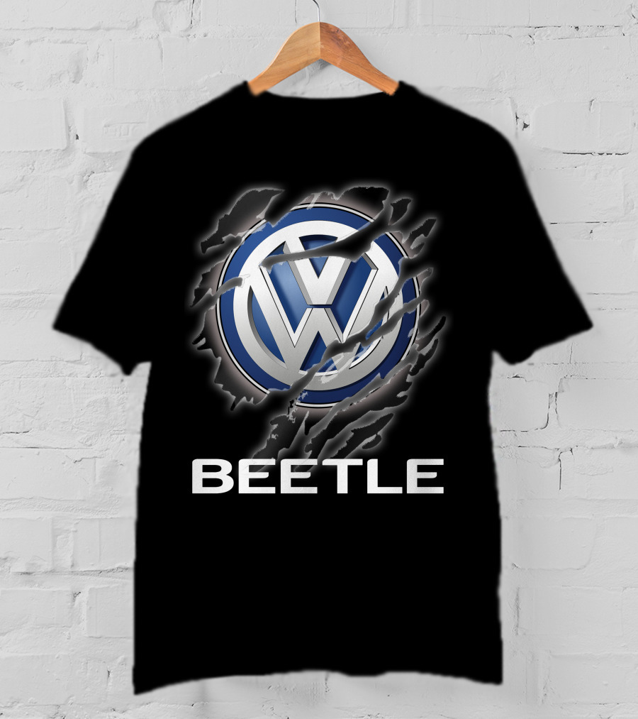 Volkswagen Beetle 04 Vintage Ripped T-Shirt