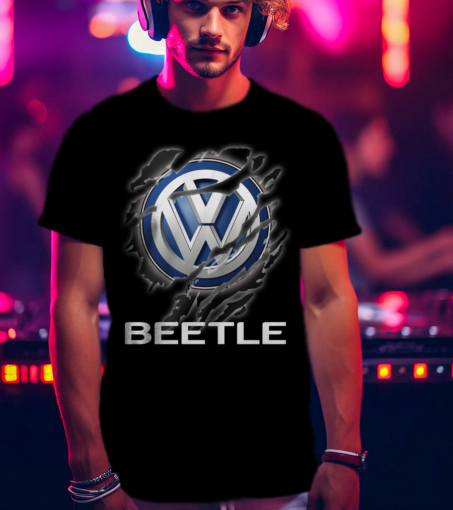Volkswagen Beetle 04 Vintage Ripped T-Shirt