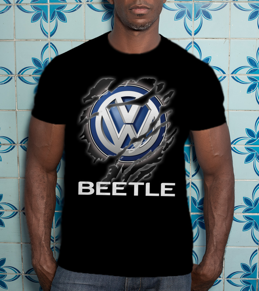 Volkswagen Beetle 04 Vintage Ripped T-Shirt