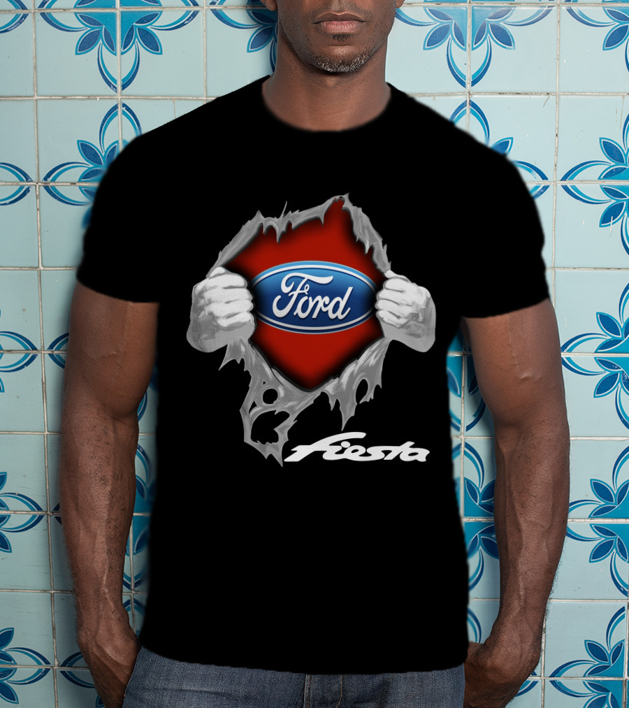 Ford Fiesta Logo Tear Reveal T-Shirt