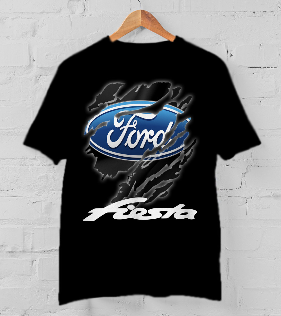 Ford Fiesta Logo With Scratch Effect T-Shirt
