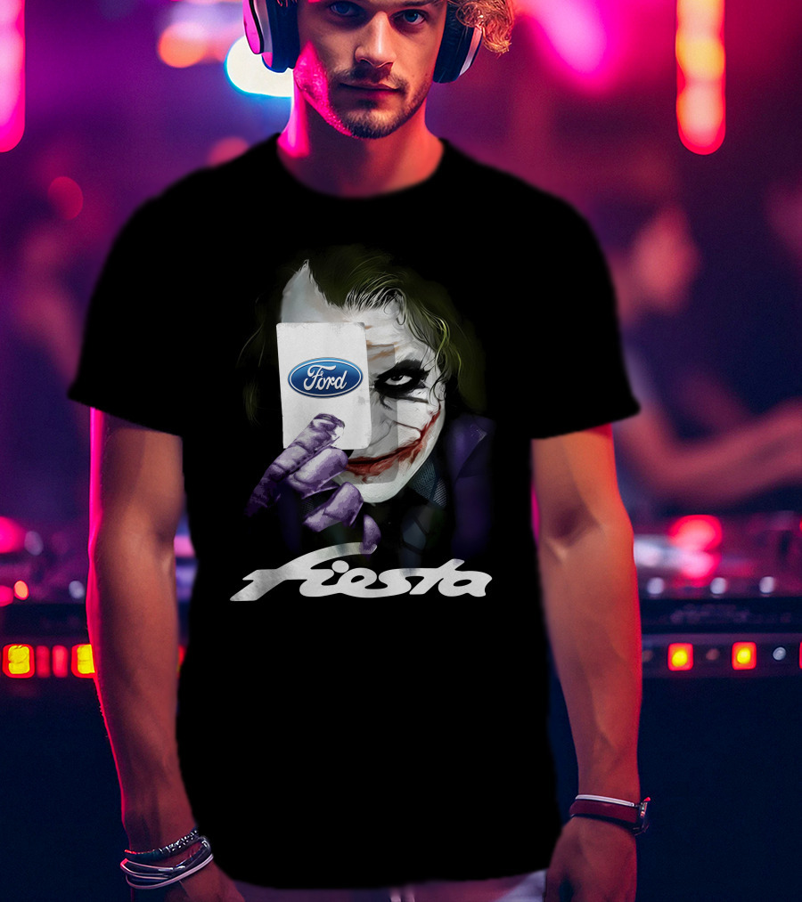 Joker Ford Fiesta Card Joker Face T-Shirt