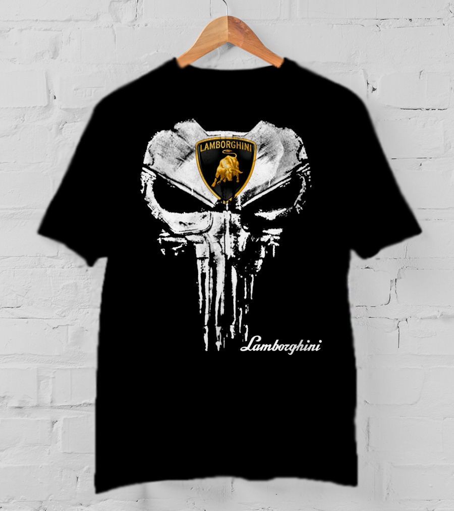 Lamborghini Skull Logo T-Shirt