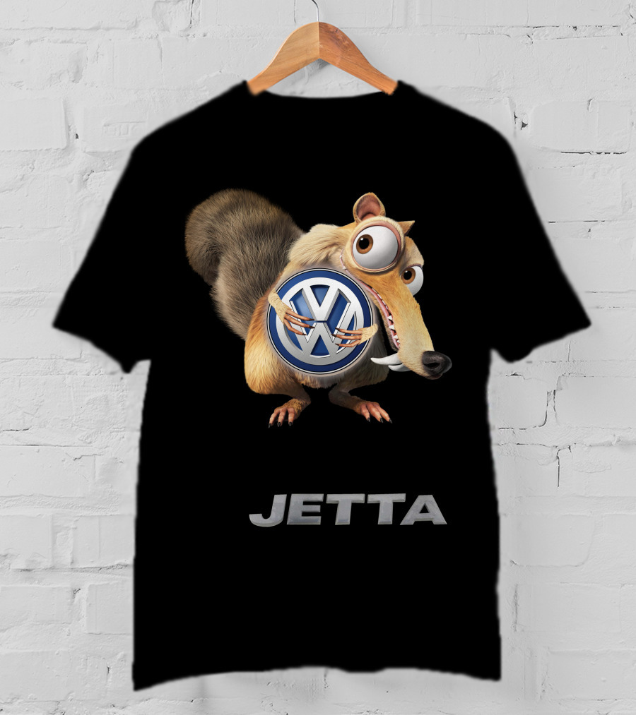 Jetta Volkswagen Ice Age Character Mashup T-Shirt