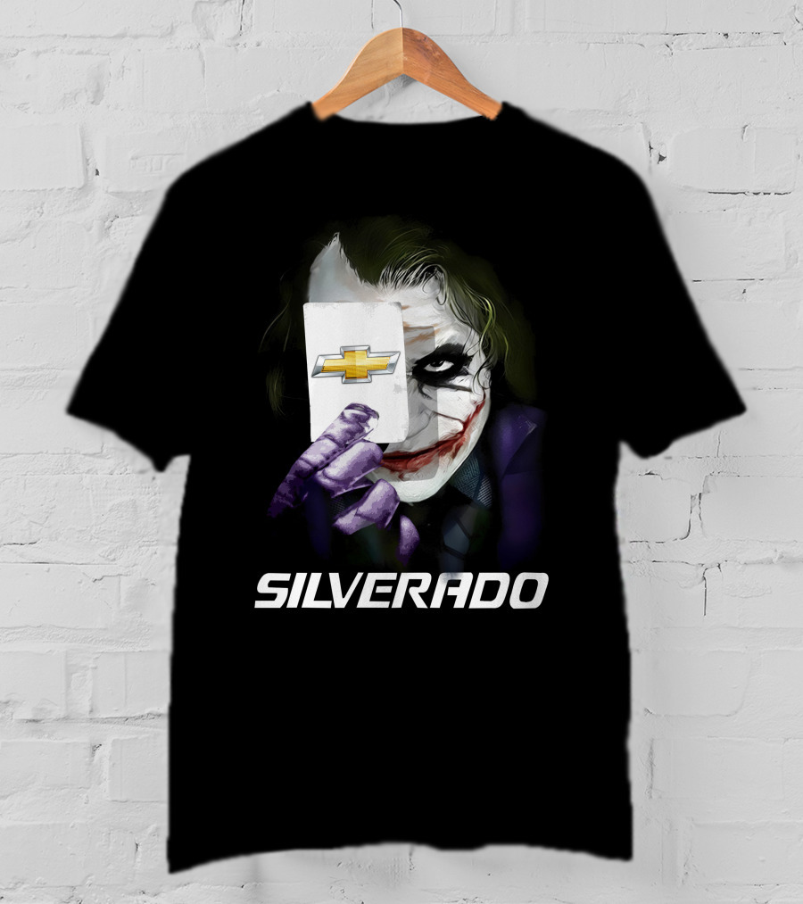 Chevy Silverado Joker Card Mashup T-Shirt
