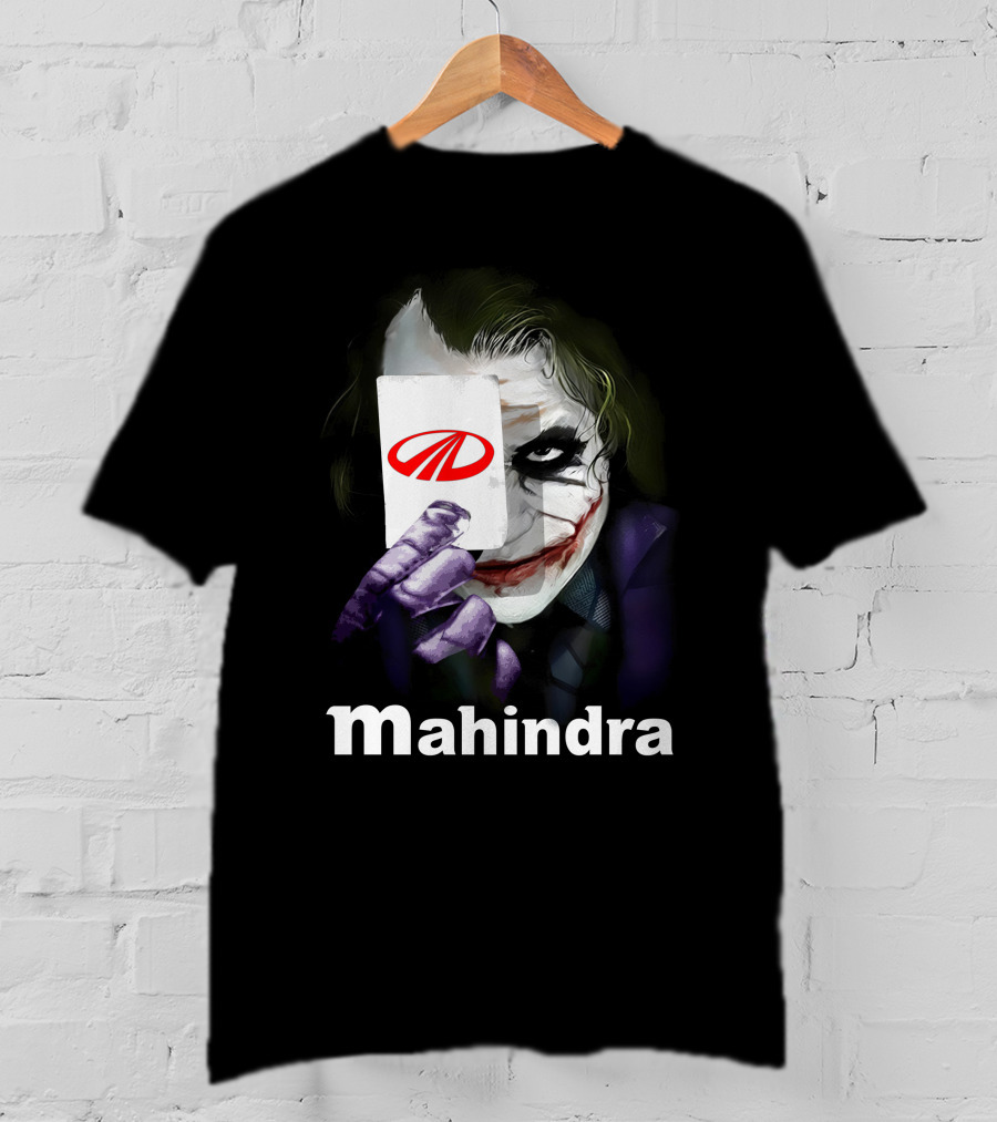 Mahindra Joker Card Iconic Face T-Shirt