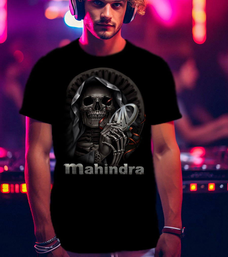 Mahindra Grim Reaper Holding T-Shirt
