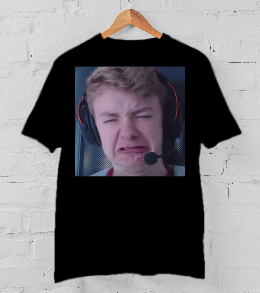 TommyInnit Meme Face Headset Expression Merch T-Shirt