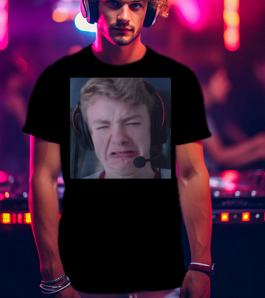 TommyInnit Meme Face Headset Expression Merch T-Shirt