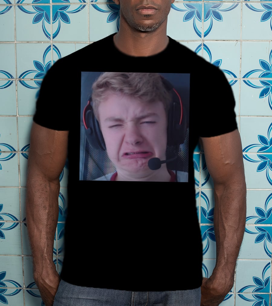 TommyInnit Meme Face Headset Expression Merch T-Shirt