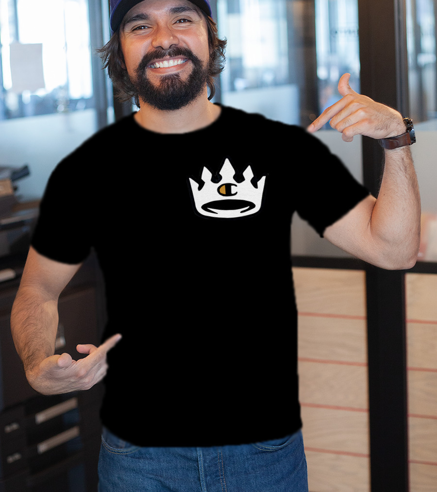 OTK Merchs Crown Logo Champion Collab T-Shirt
