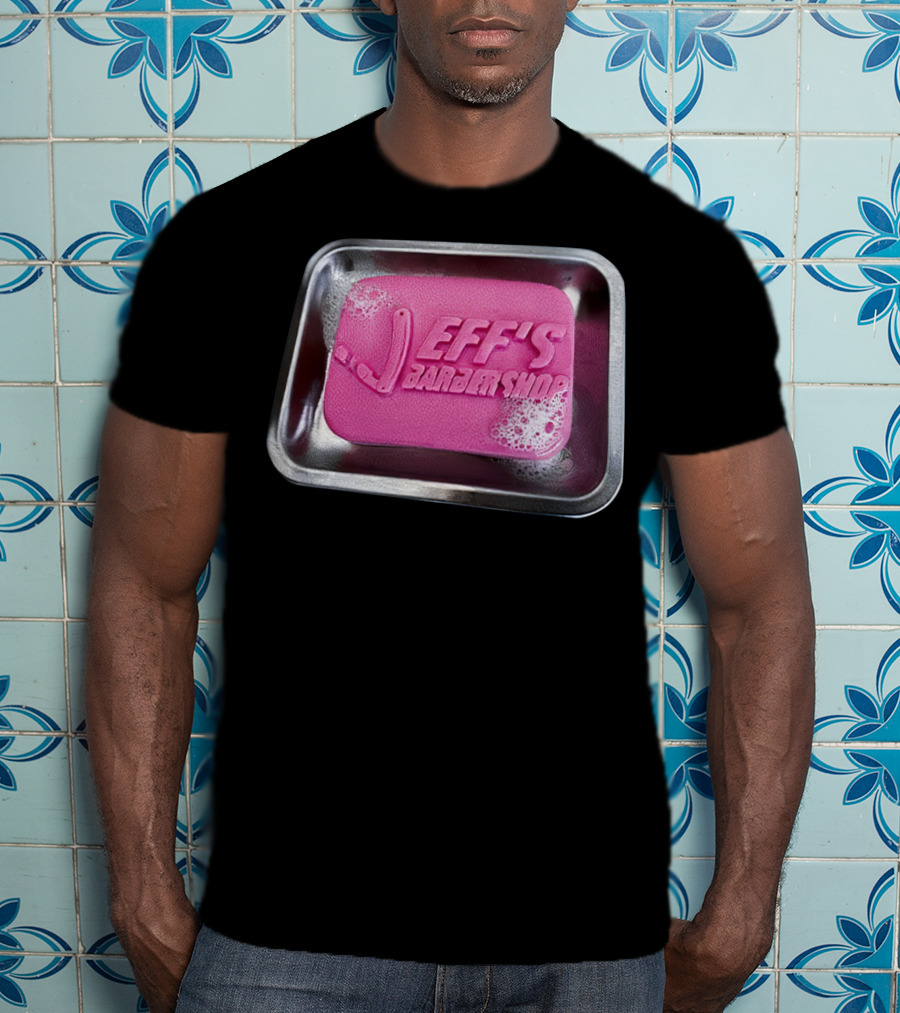 Jeff's Barbershop Soap In Tray T-Shirt